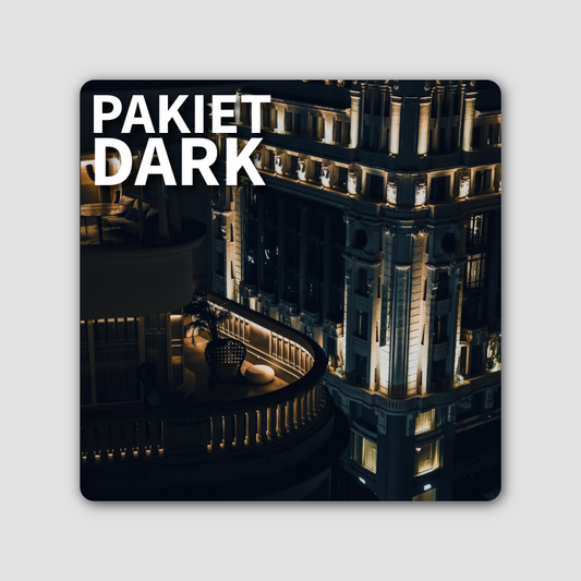 PRESET DARK: Mroczny Preset do Lightroom (12 Presetów)